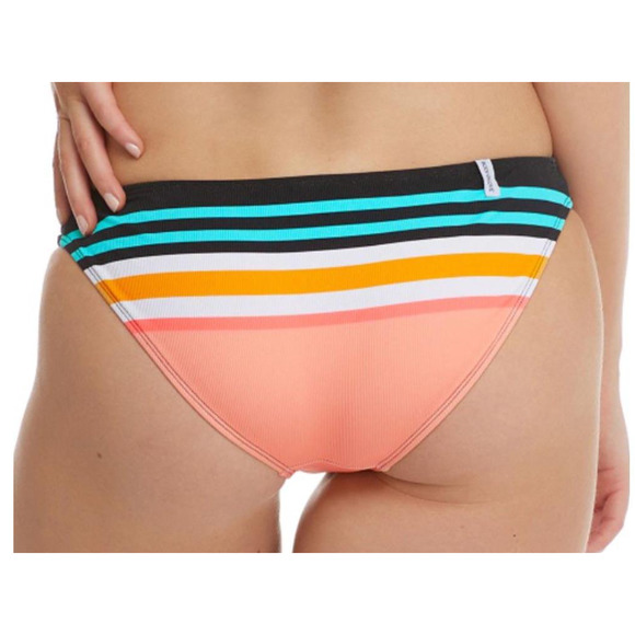 Body Glove Coral Reef Flirty Surf Rider Bikini Bottom | Sz XL, Black Multi - Picture 2 of 10
